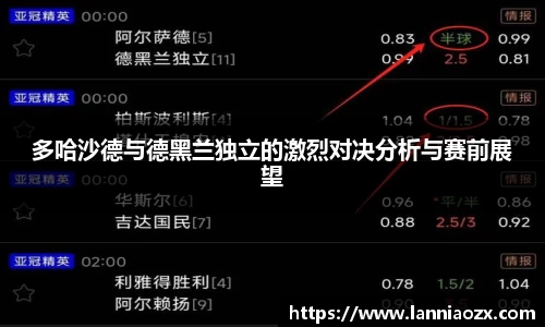 多哈沙德与德黑兰独立的激烈对决分析与赛前展望